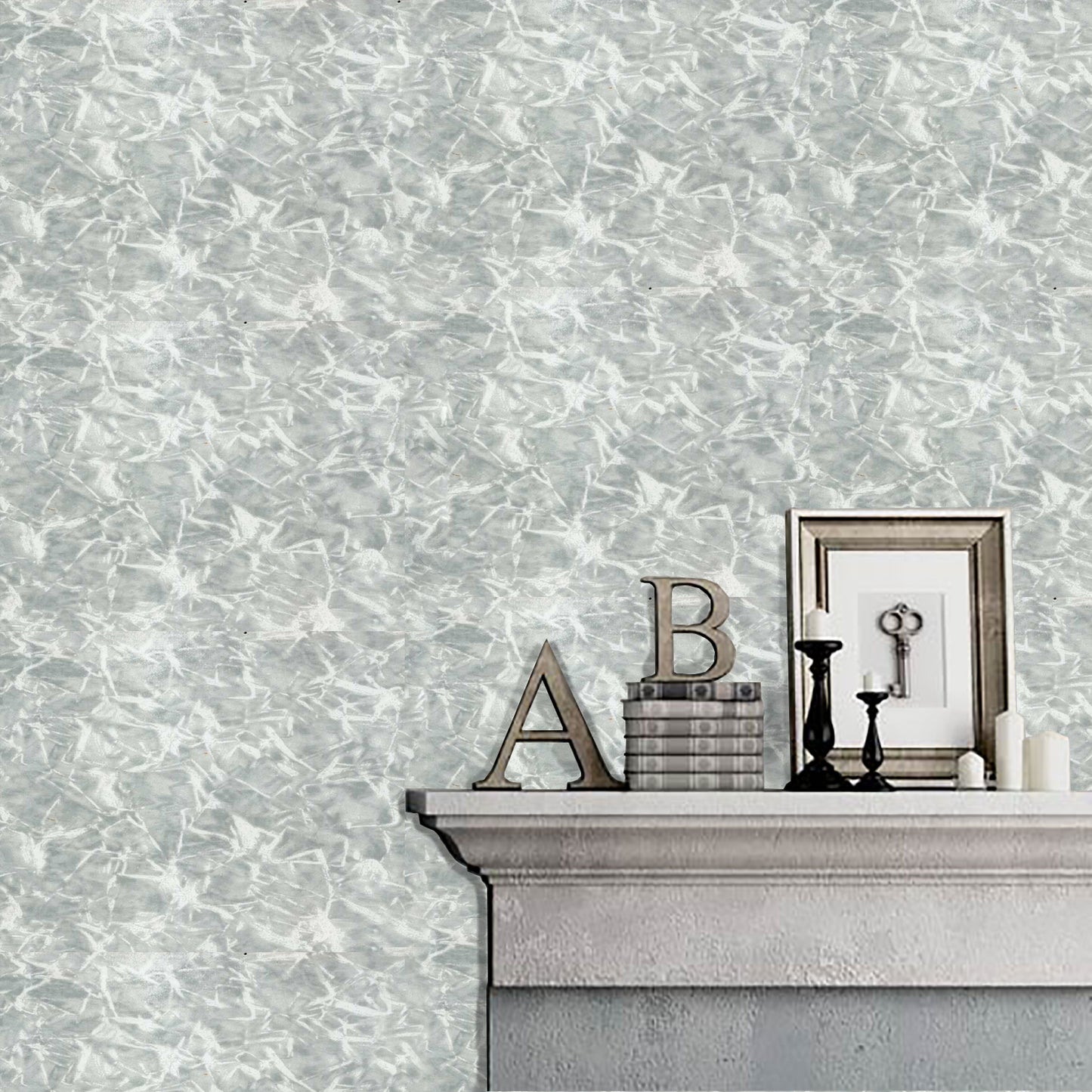 790 Marbel Print White Touch self adhesive wallpaper