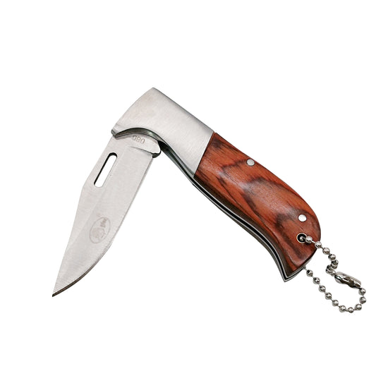 080 Professional Traditional Wood Handle Folding Knife