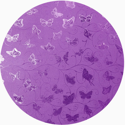 Decorative multipupose Shined Purple PVC Wallpaper (1 roll Size - 330X45cm)