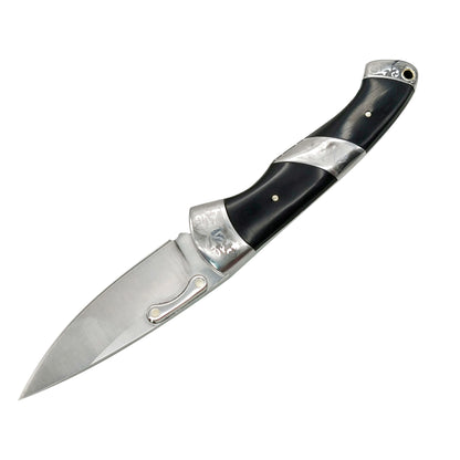 Columbia C3952 Professional Quality Silver Combat Tactical Stylish Folding Knife