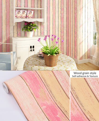 Shades of Multicolor Stripes Self Adhesive Classics PVC Vinyl Waterproof wallpaper