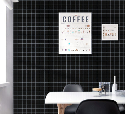 HY9191 Classic Black Decorative Wallpaper