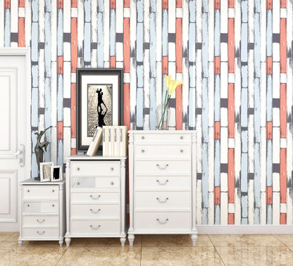 HY9228 Multicolored Stripes Pattern Classics Wallpaper