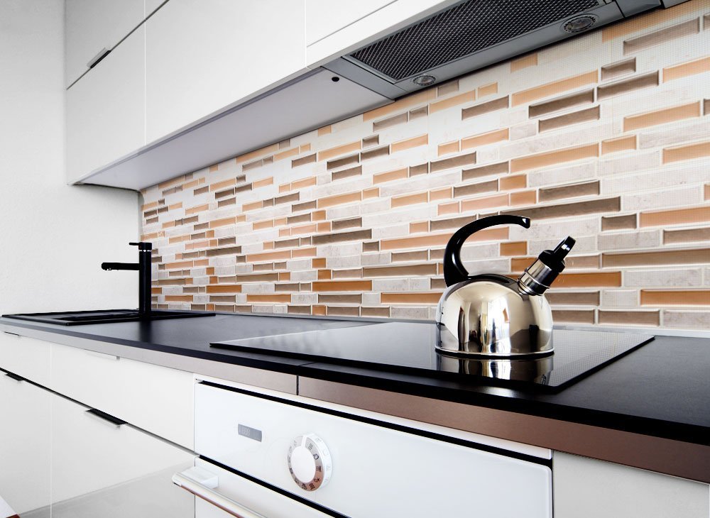 perfect backsplash idea for kitchen and bathroom DIY backsplash vinyl 10.62"x10" tile stickers