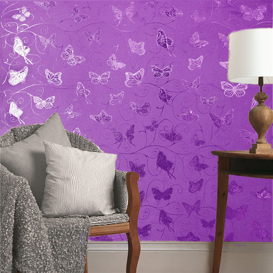 G023K self Adhesive Decorative multipupose Shined Purple PVC Wallpaper