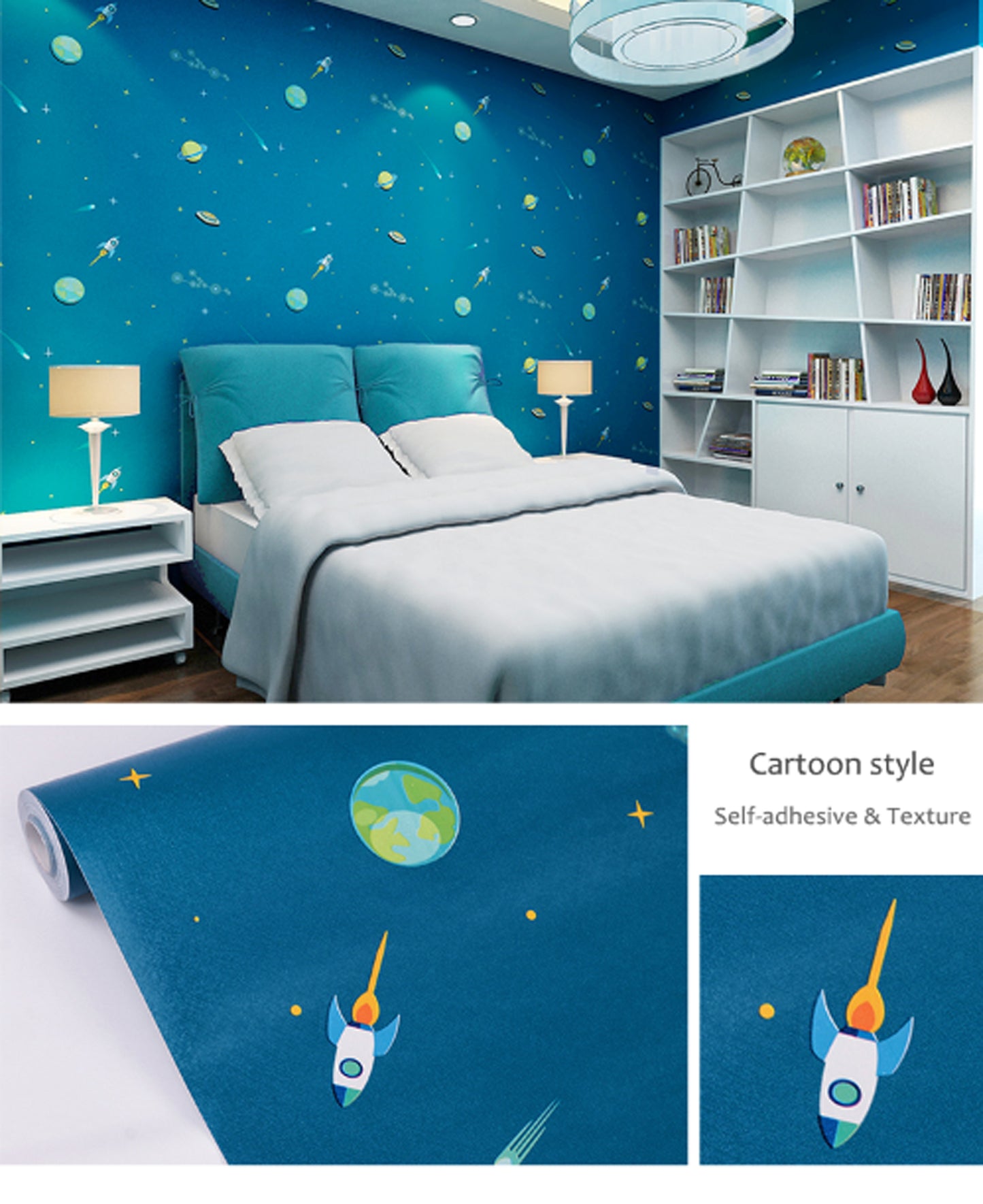 Beautiful Planet Classics PVC Vinyl Waterproof wallpaper