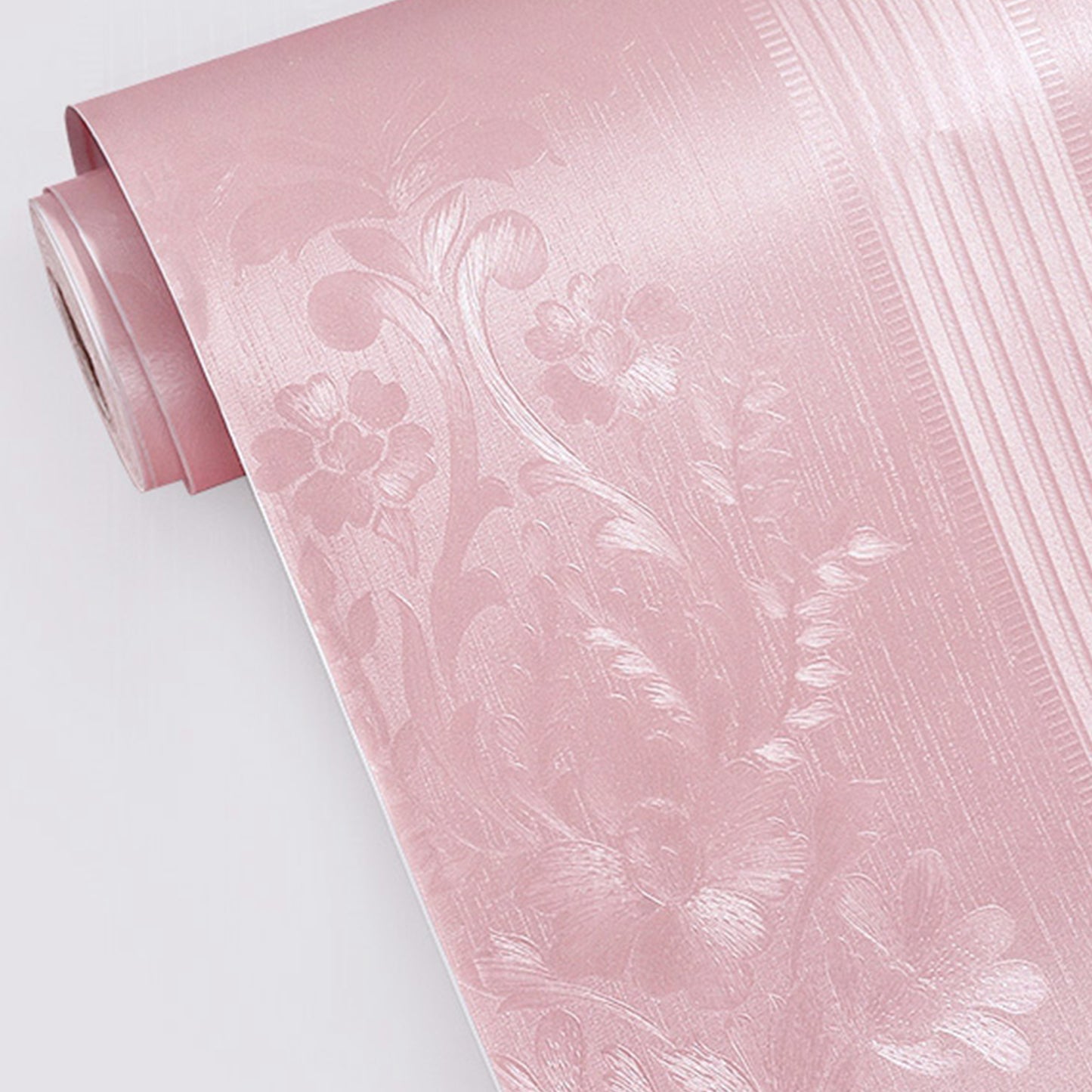 Pink Texture pvc wallpaper (1 roll size - 330X45cm)