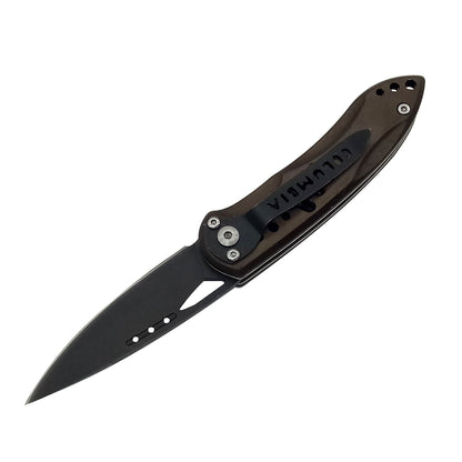 Columbia C3967 Easy Opening Quality Build Foldable Survival Pocket Knife With Belt Clip