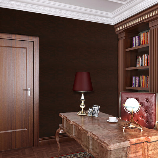 W0136 Brown Based Classic Wood Art self adhesive wallpaper