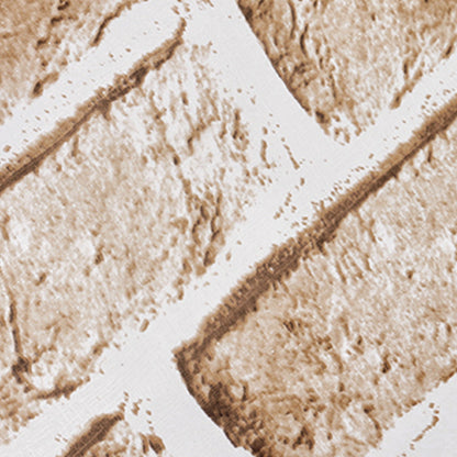 Shades of Light Brown Bricks Abstract Wallpaper