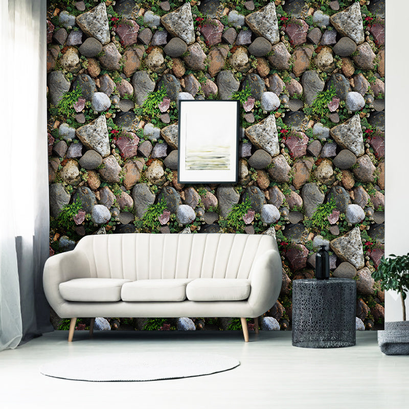 akadeco SA-1032 Decorative Abstract Stone Pattern Classic Wallpaper