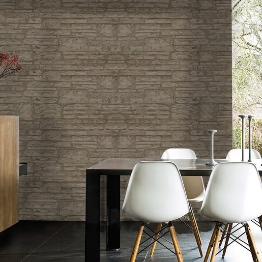 2636A Brown Shades of Bricks self adhesive wallpaper