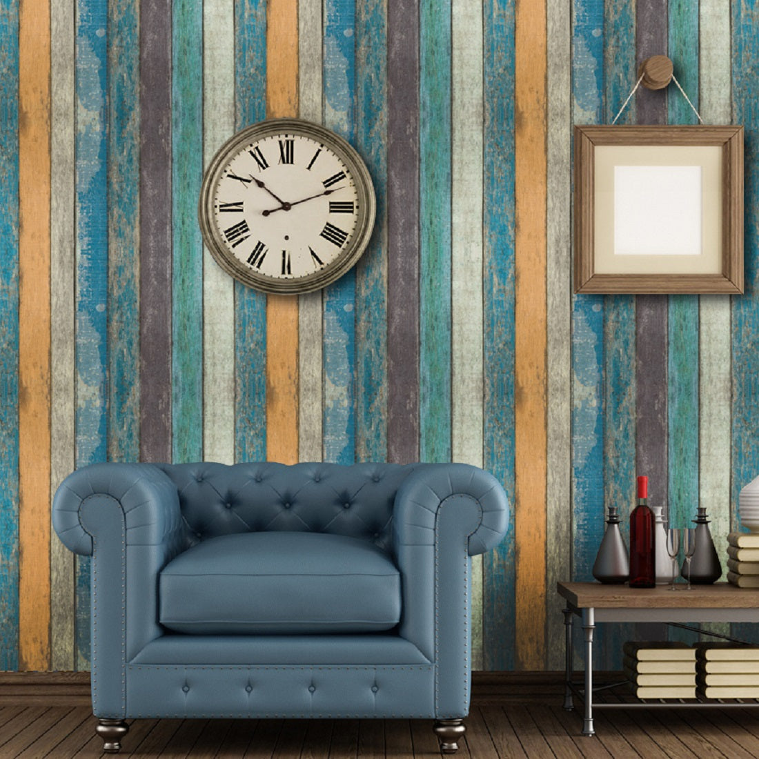 akadeco SA-1021 Classic Vertical Stripes Wallpaper