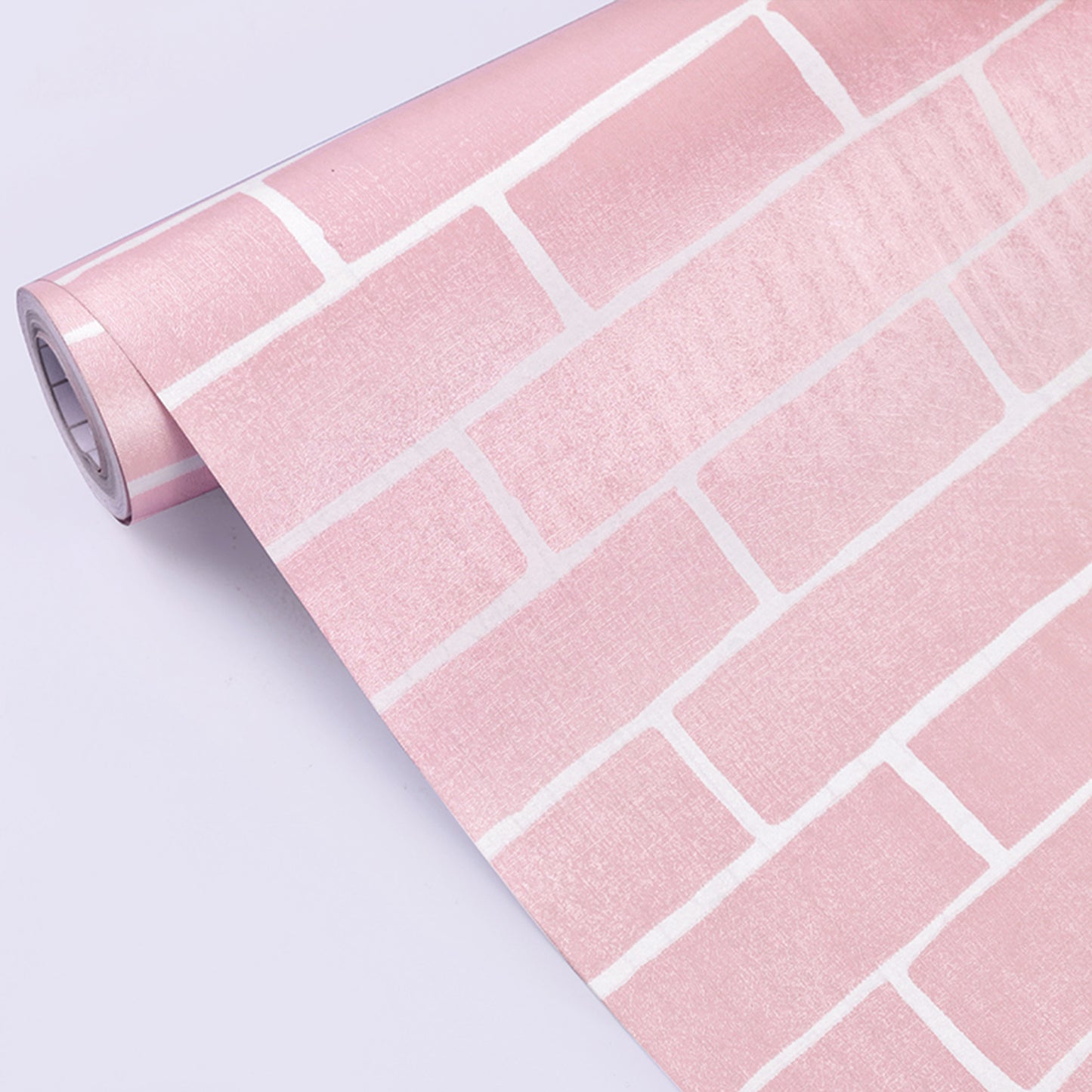 Decorative Pink Bricks Abstract Wallpaper