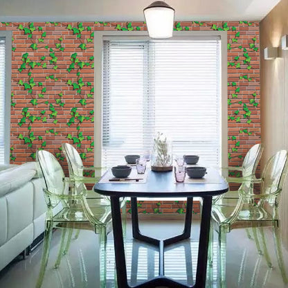 akadeco SA-1006 Classic Decorative Bricks Pattern Wallpaper