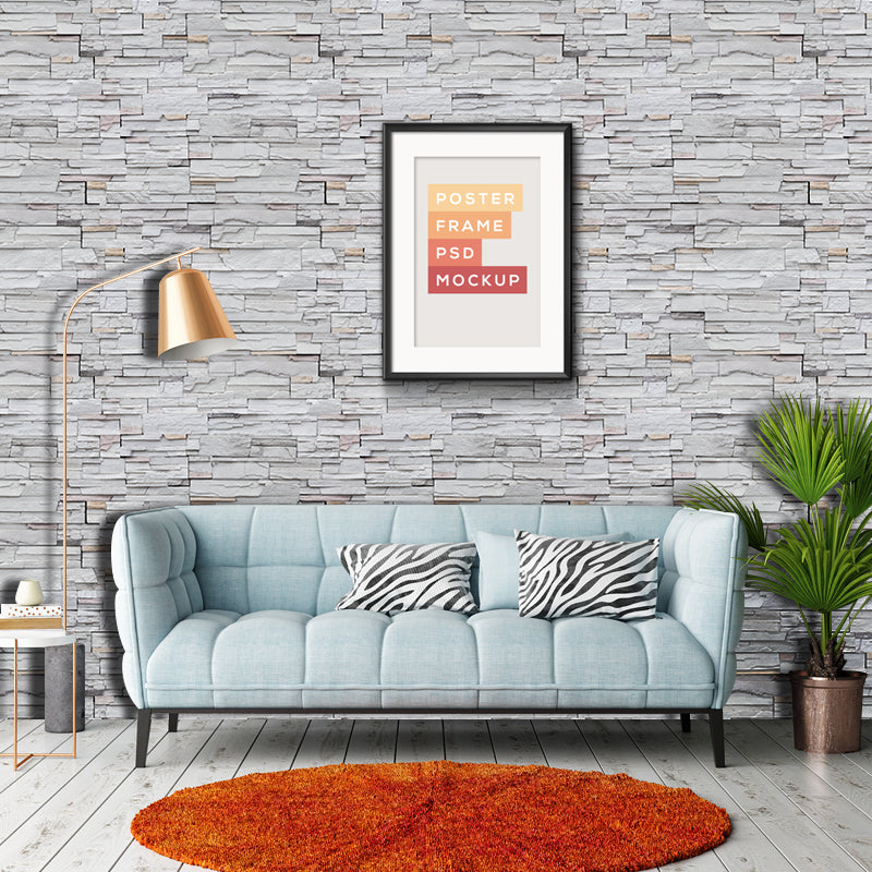 akadeco SA-1029 Classic Bricks Pattern Wallpaper