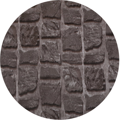 Shades of Dark Brown Bricks Self Adhesive Abstract wallpaper