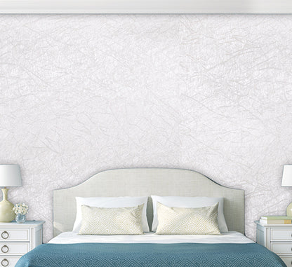 White Texture pvc wallpaper (1 roll size - 330X45cm)