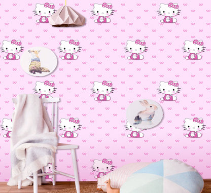 Pink Kitty Wallpaper