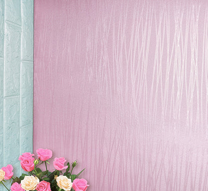 Pink Texture pvc wallpaper (1 roll size - 330X45cm)