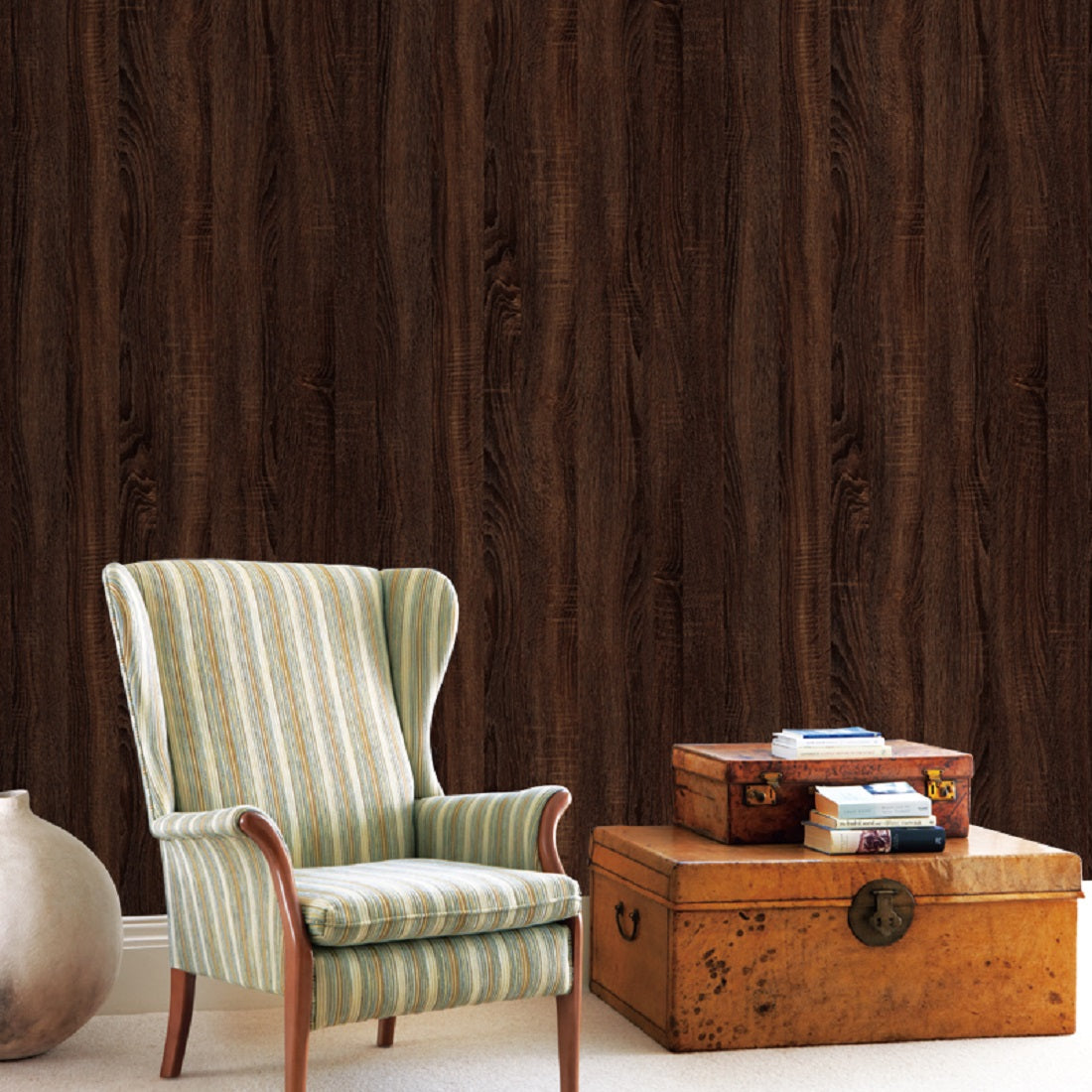 akadeco SA-2005C Classic Wooden Touch Wallpaper
