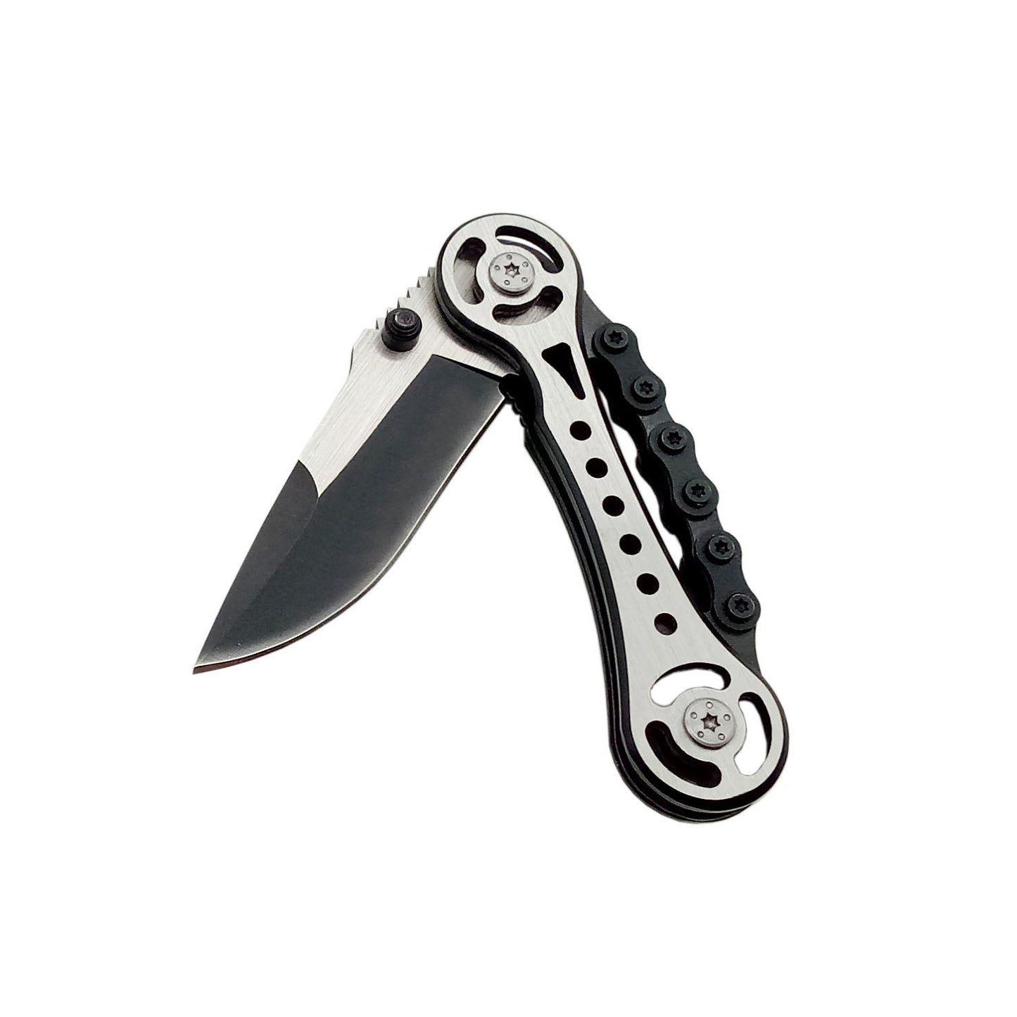 Columbia C5973 Japanese Jack Folding Pocket Tactical Combat Stainless Steel Military Knife