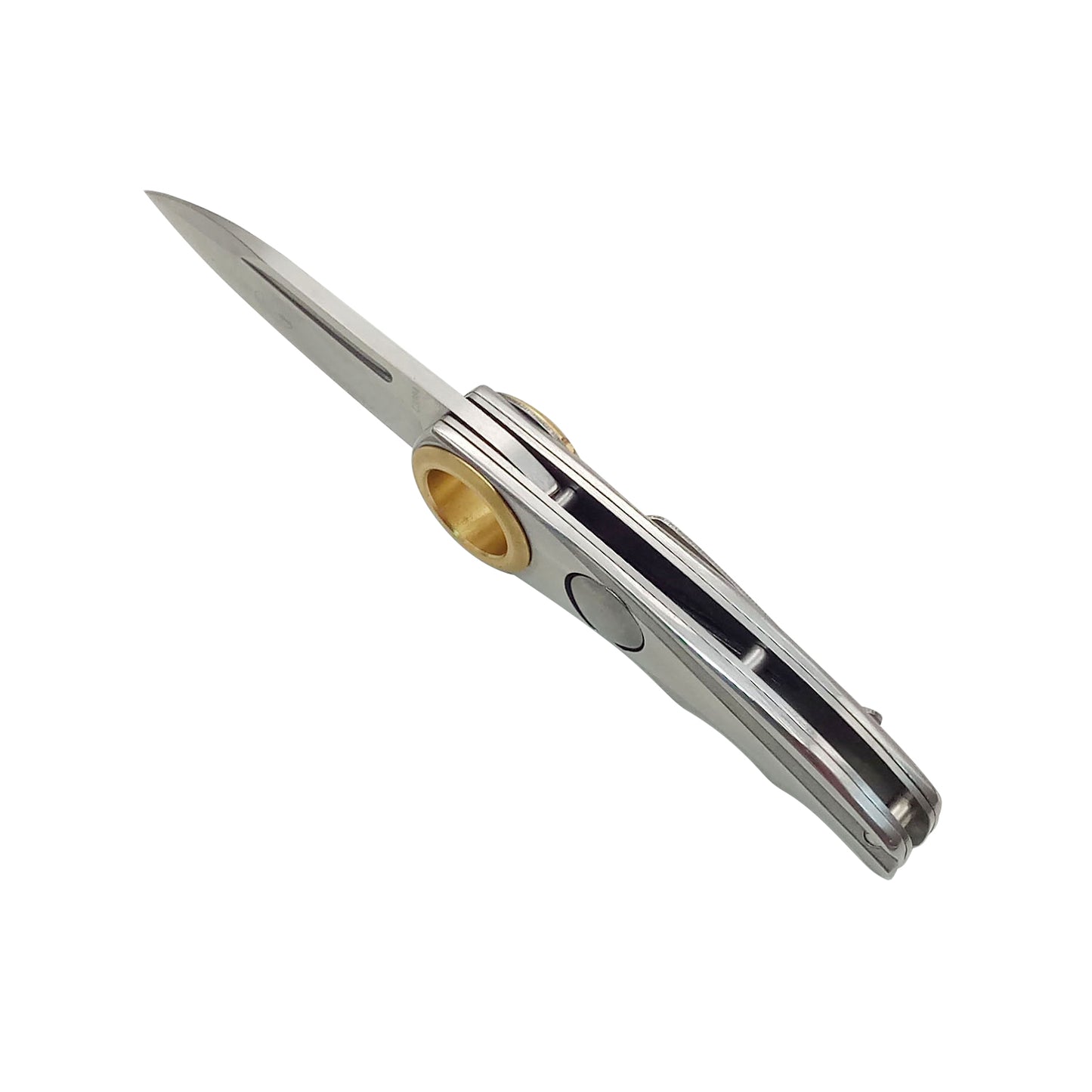 Columbia C3984 High Quality Pocket Knife With Copper Finger Ring