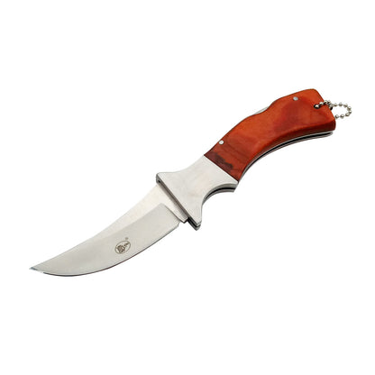 Columbia 082 Professional Traditional Wood Handle Folding Knife For Tracking