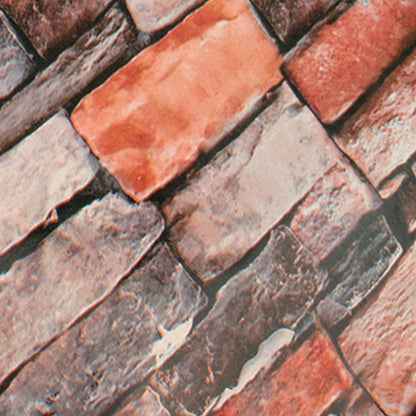 Multi Shades of Reddish Bricks Abstract Wallpaper