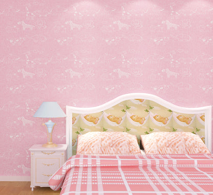 HY9039 Pink White Combination Classics Wallpaper